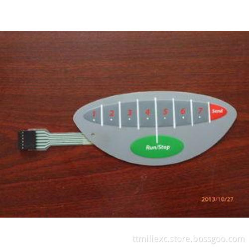 Multi-keys Membrane Touch Switch with silk printing and a f